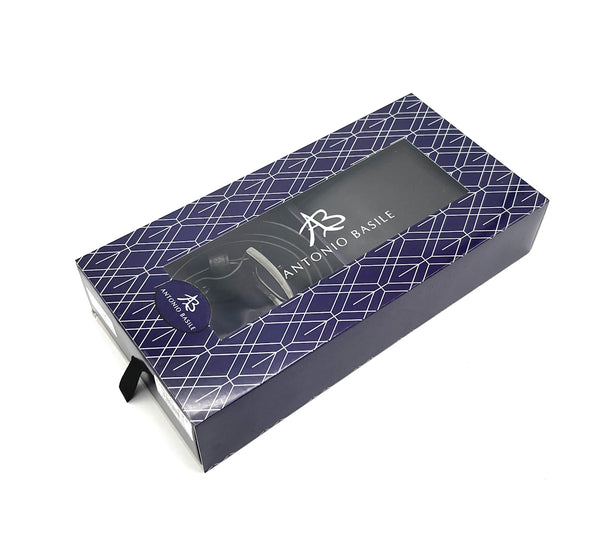 Set regalo uomo portafoglio e cintura in pelle, Antonio Basile,