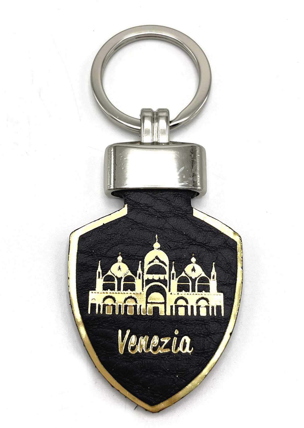Genuine leather Keychain, Made in Italy, art. KVENEZIA2
