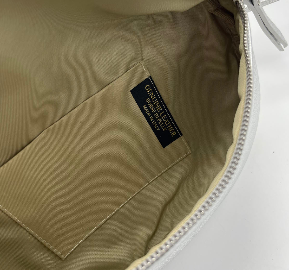 Genuine leather crossbody bag, Made in Italy, art. 112452/LA