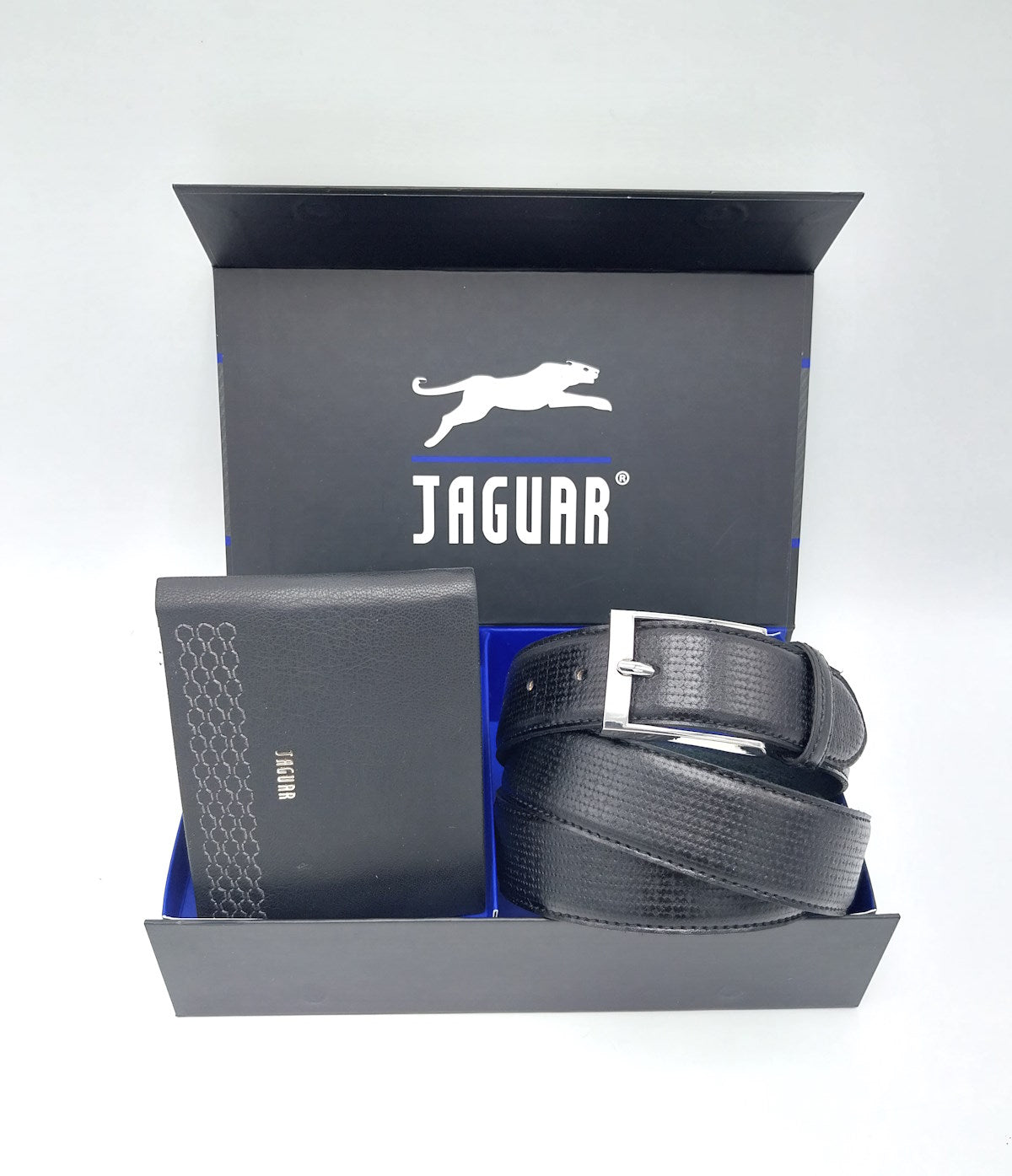 Set wallet and belt, Jaguar gift box, for men, art. SV2983/35
