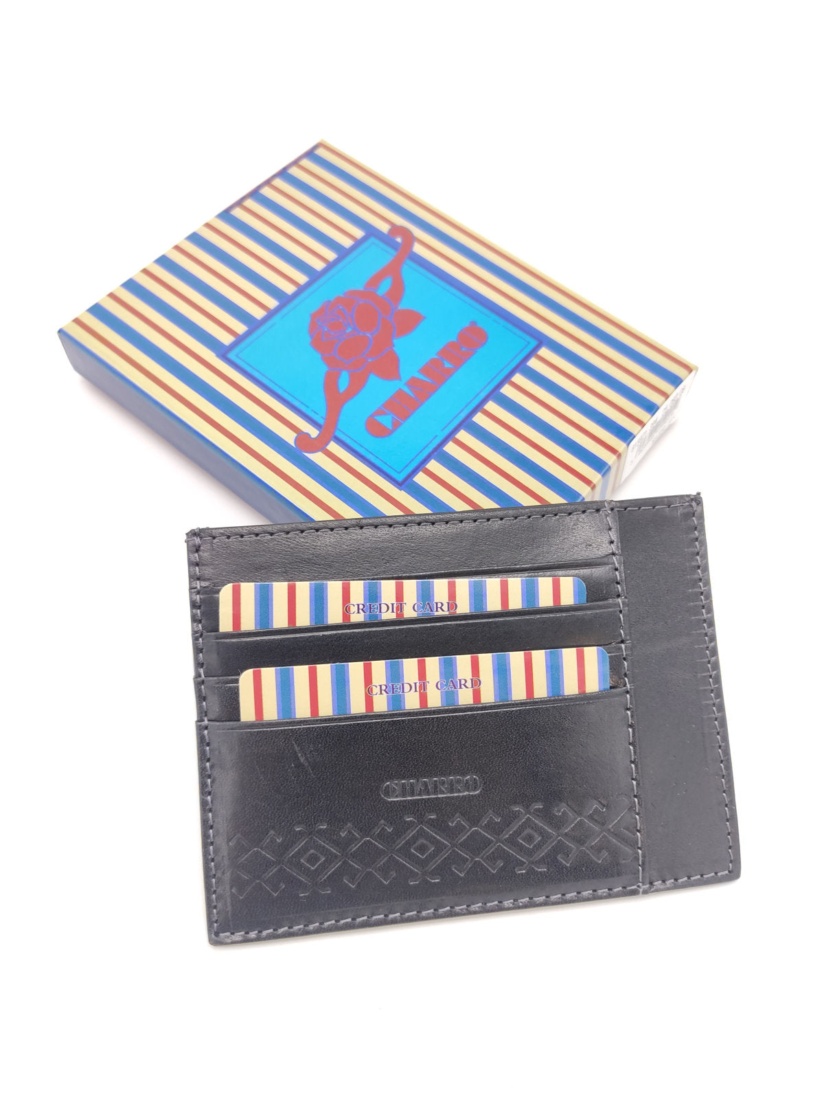 Genuine leather card holder for men, brand Charro, art. 614921.335