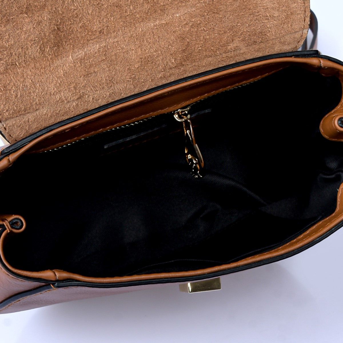 Soft genuine leather shoulder bag, art. 112376