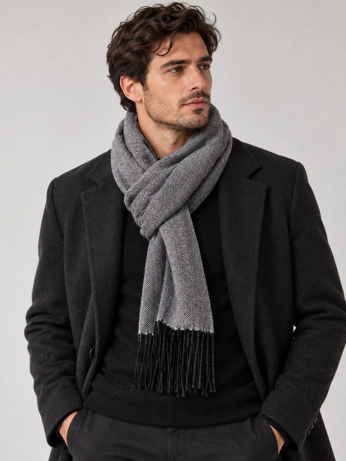 Christmas Gift For Him| Soft Winter Scarf with Cashmere-Like Feel,  Art. 251101