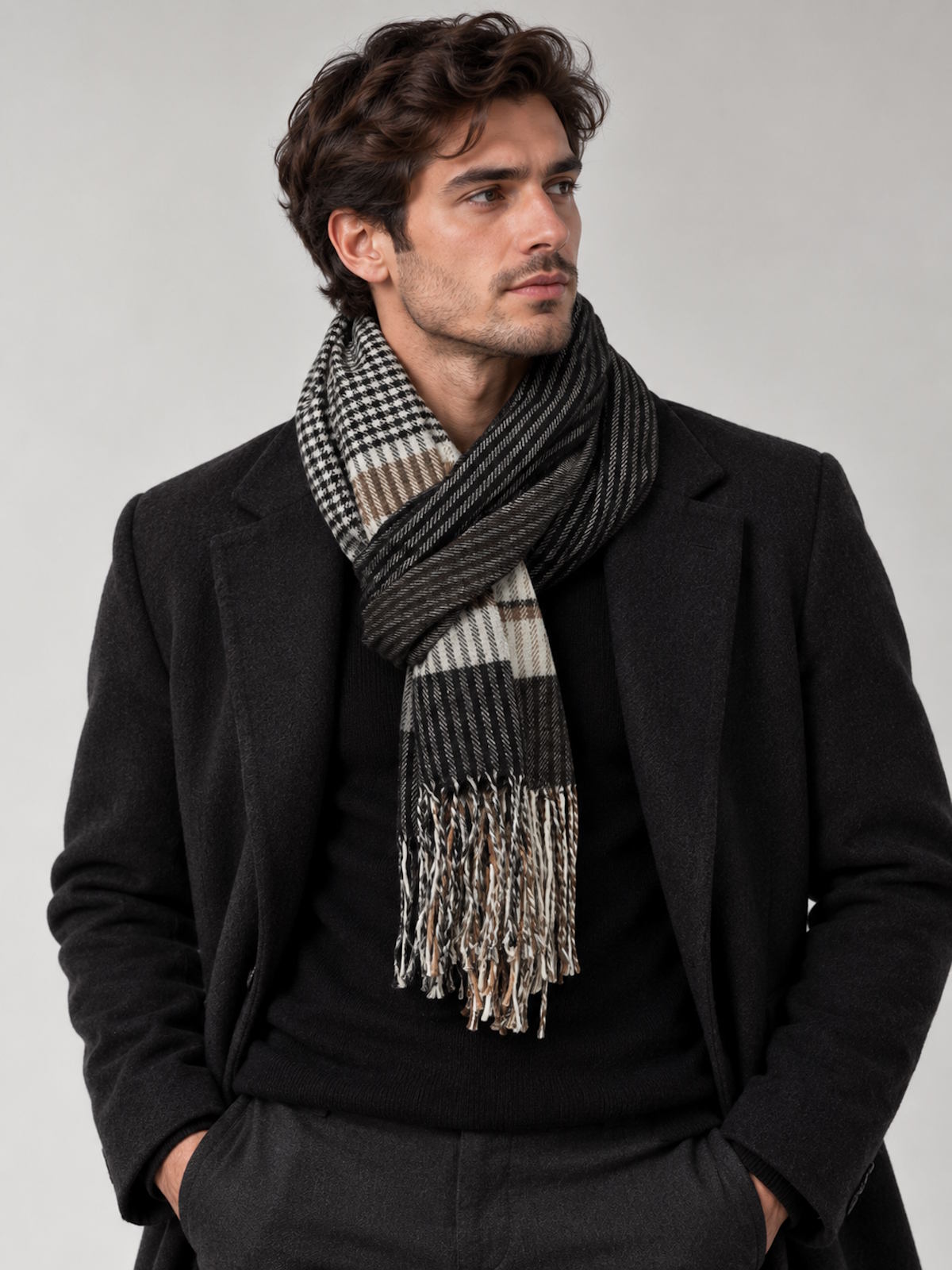 Christmas Gift For Him| Soft Winter Scarf with Cashmere-Like Feel,  Art. 251102
