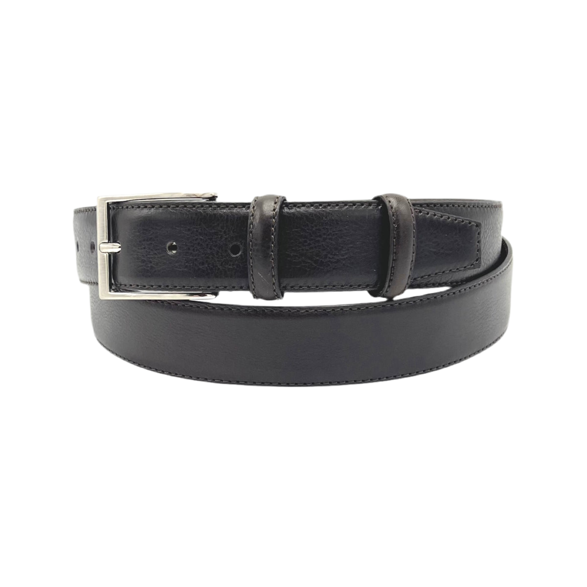 Extra large, classical genuine leather belts for men, Made in Italy, art. 2410/35XXL