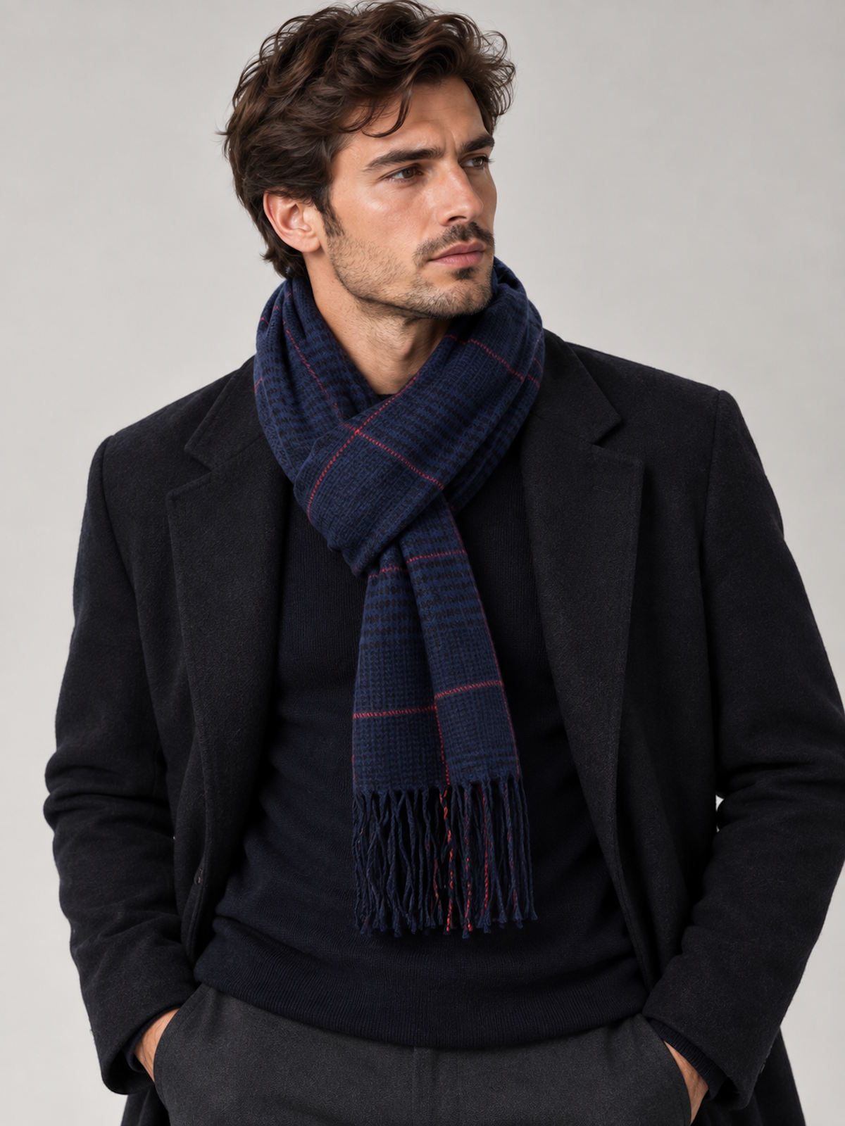 Christmas Gift For Him| Soft Winter Scarf with Cashmere-Like Feel,  Art. 251104