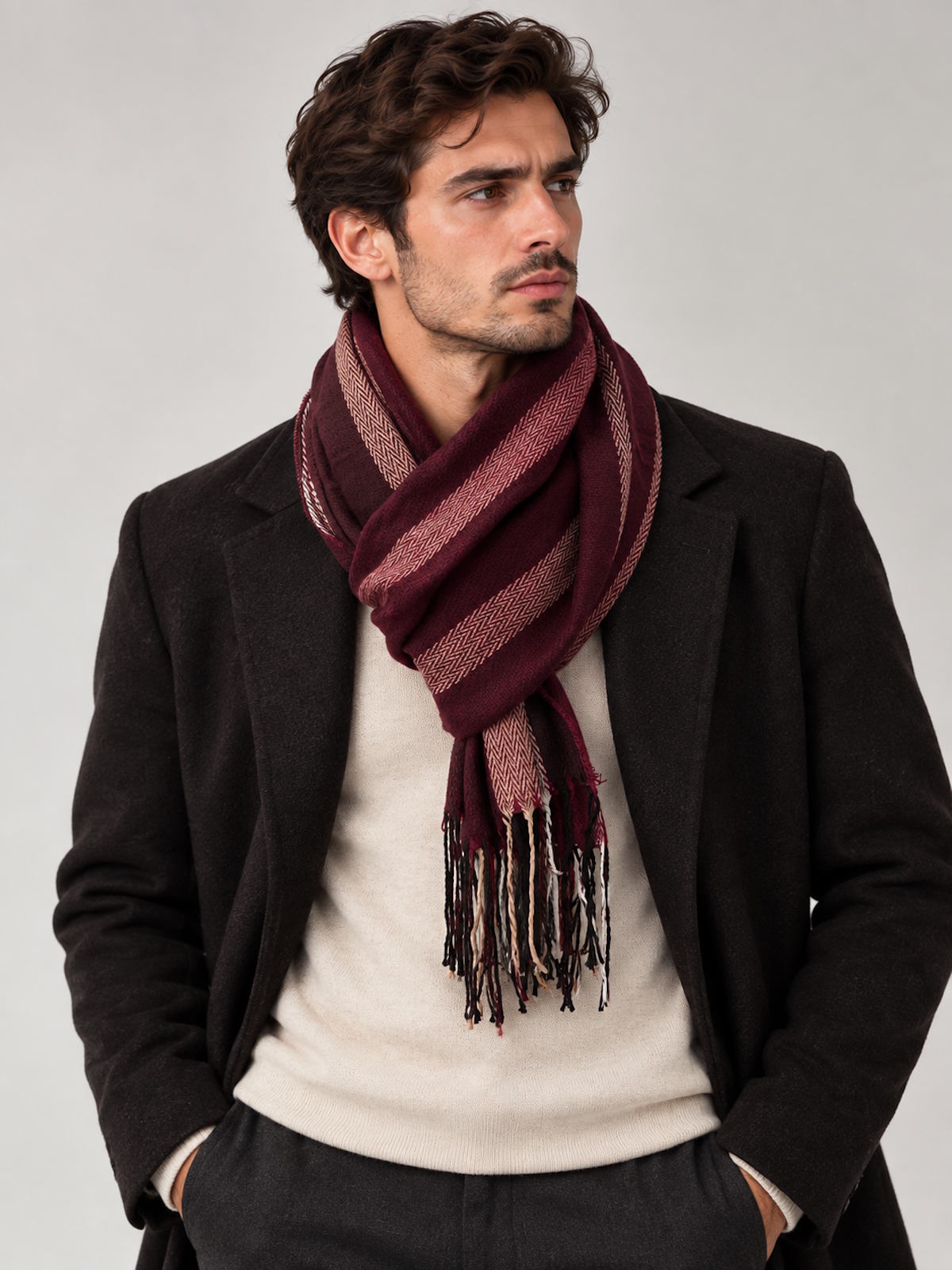 Christmas Gift For Him| Soft Winter Scarf with Cashmere-Like Feel,  Art. 251105