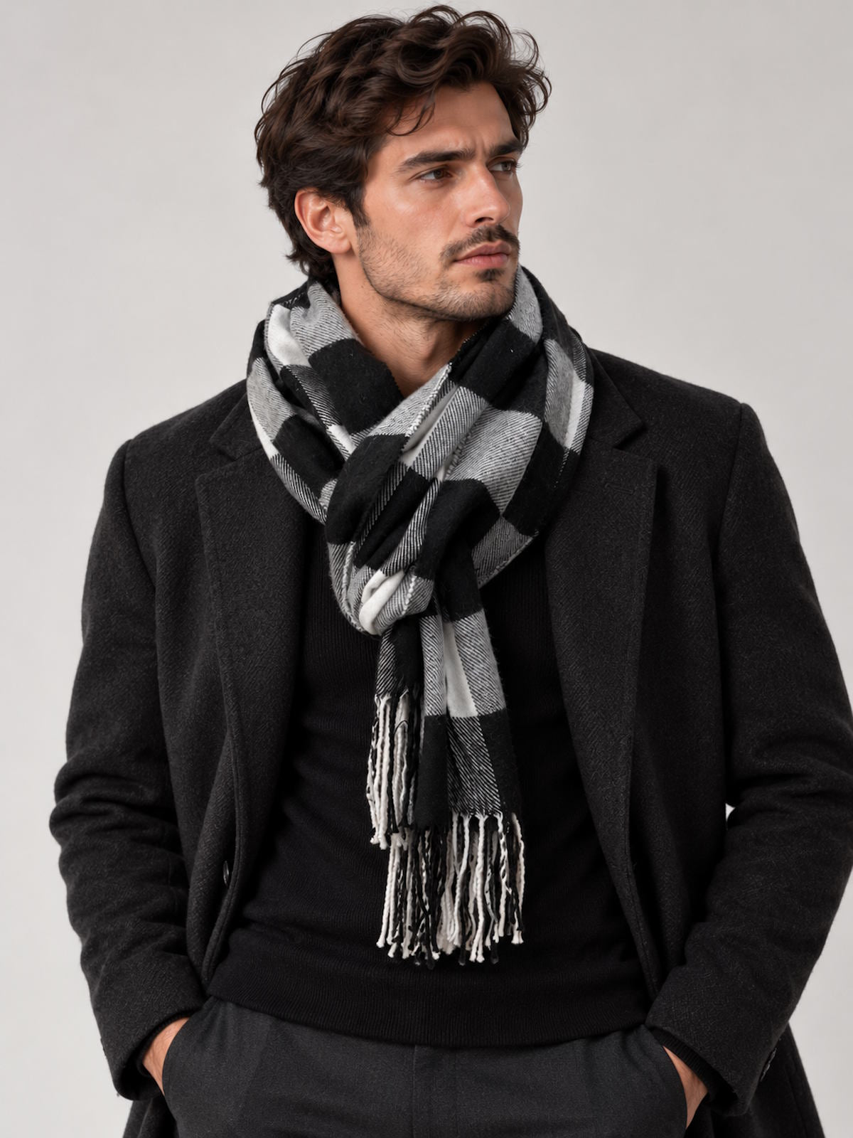 Christmas Gift For Him| Soft Winter Scarf with Cashmere-Like Feel,  Art. 251106