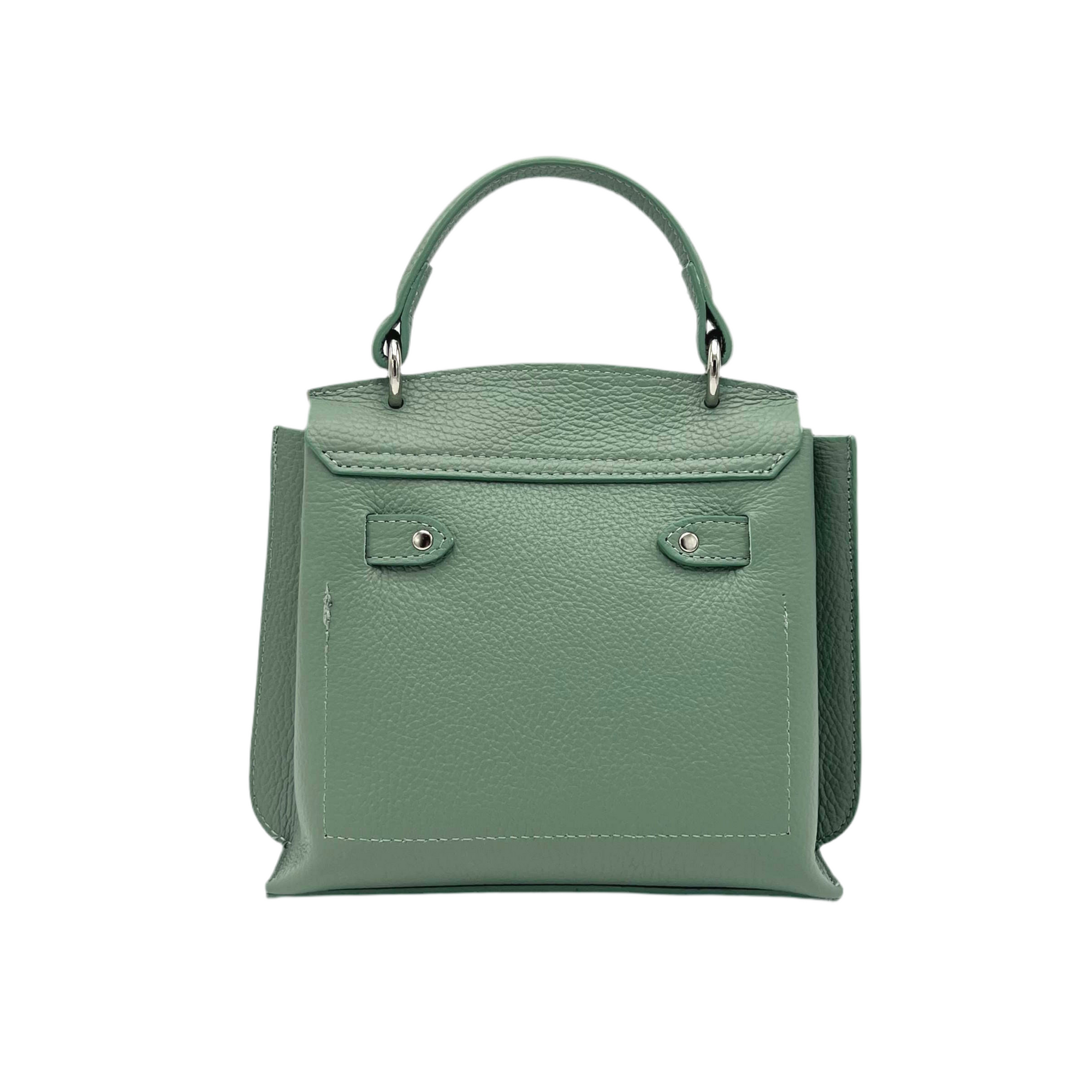 Genuine leather shoulder bag, Made in Italy, art. 112584