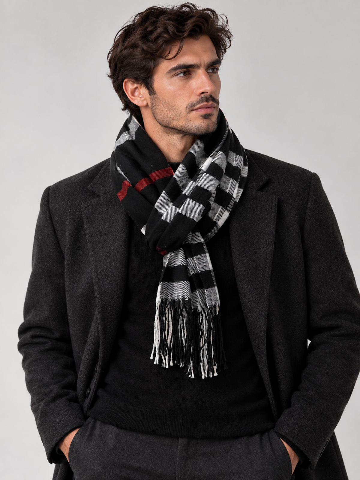 Christmas Gift For Him| Soft Winter Scarf with Cashmere-Like Feel,  Art. 251107
