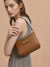 Genuine leather shoulder bag with crossbody strap, Made in Italy, art. 112660
