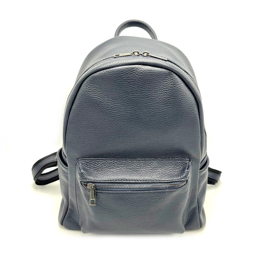 Genuine leather backpack, Made in Italy, art. 112292