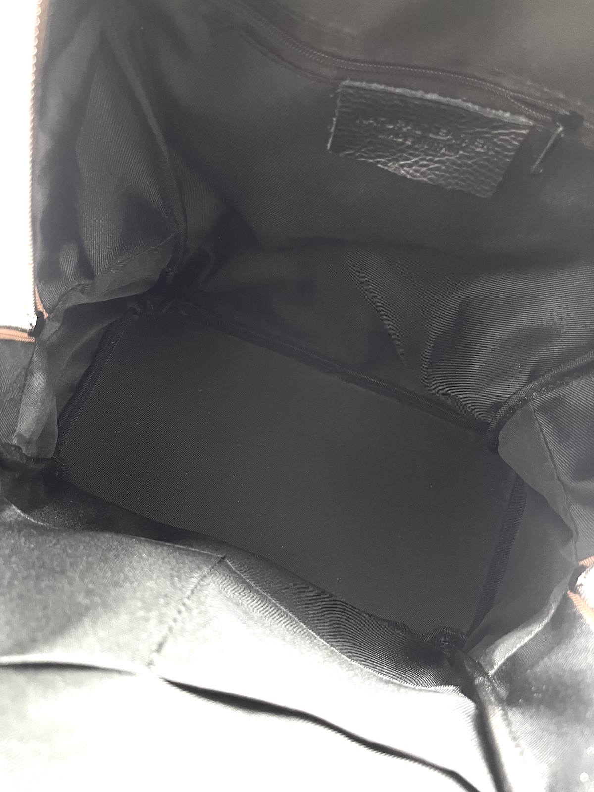 Genuine leather backpack, Made in Italy, art. 112292