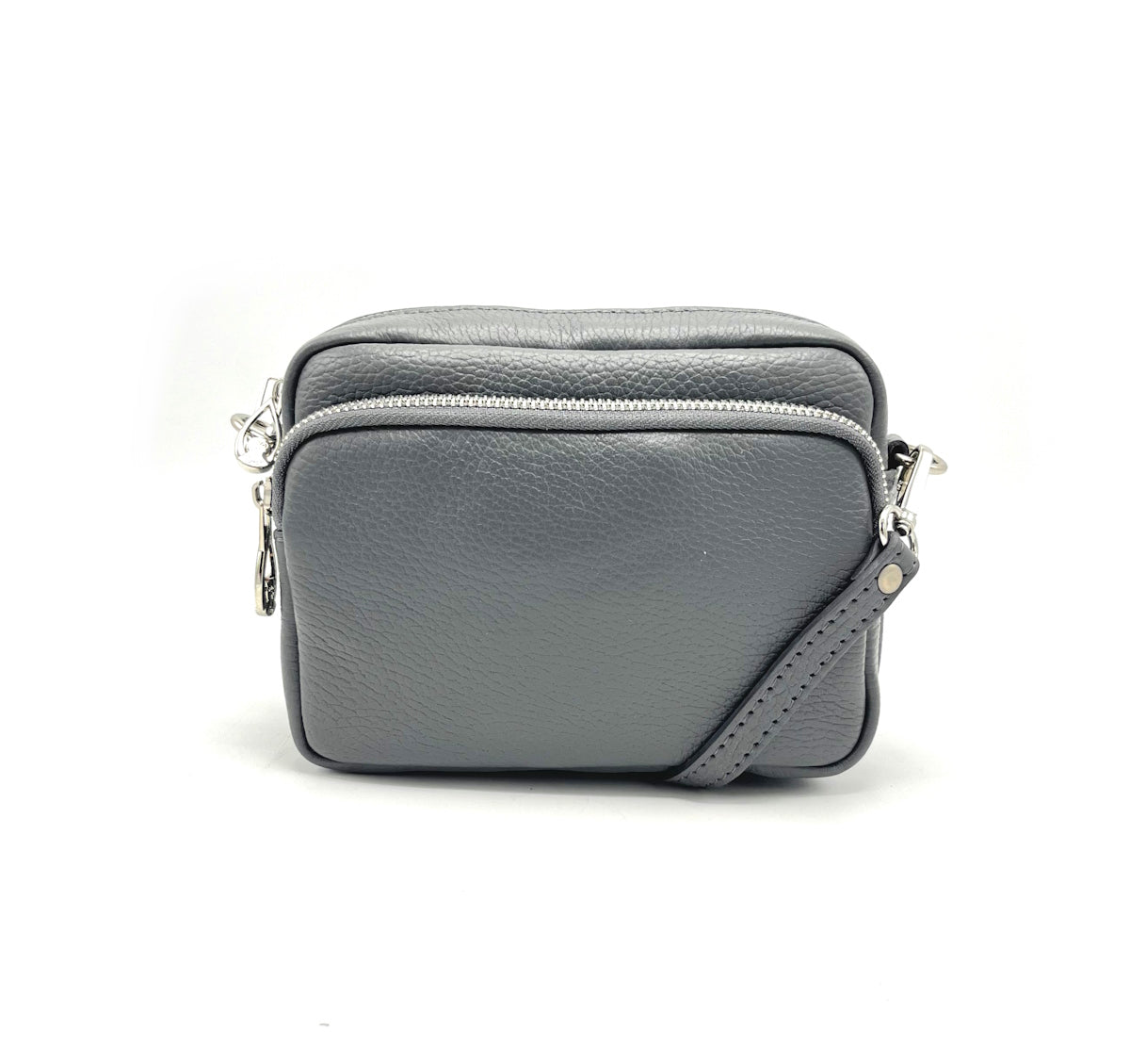 Genuine leather shoulder bag, for women, made in Italy, art. 112424