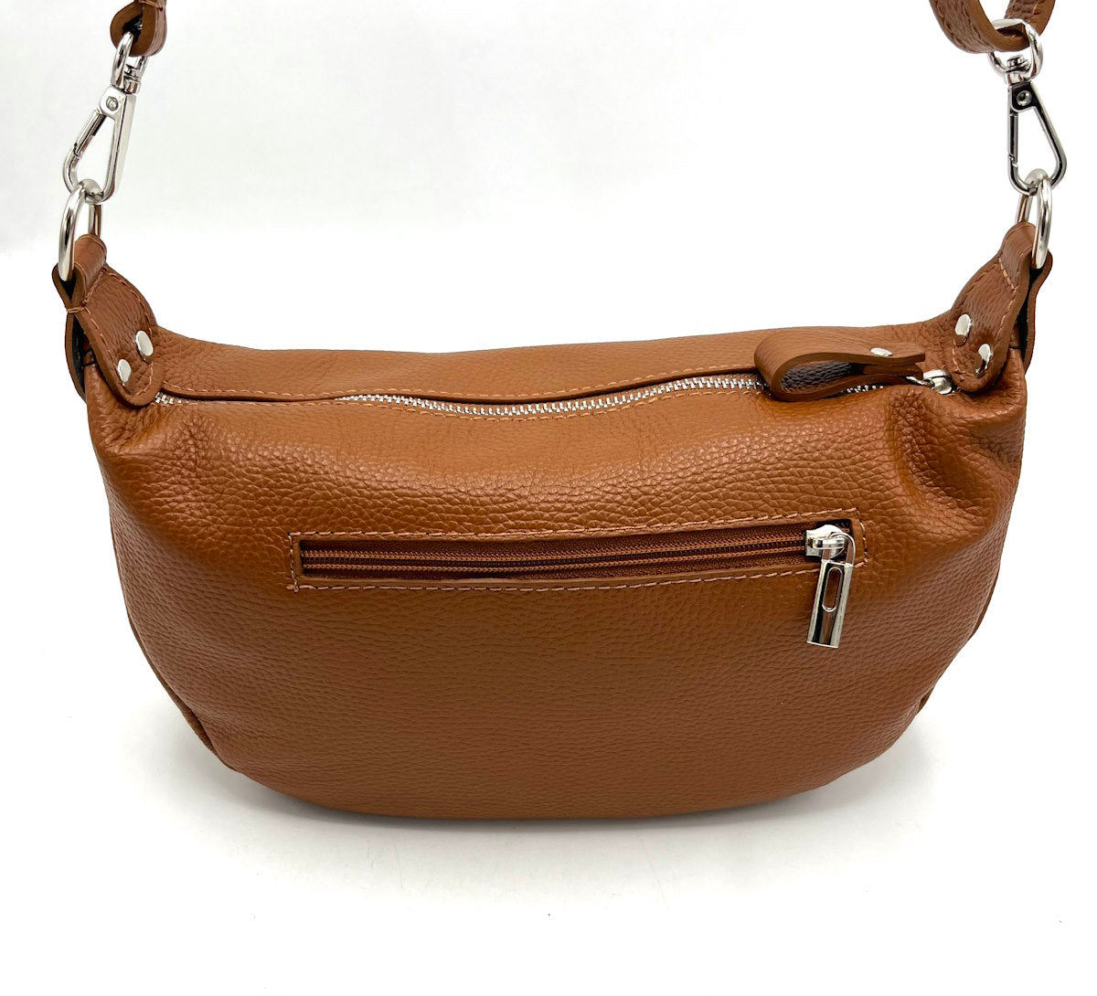 Genuine leather shoulder bag, Made in Italy, art. 112522