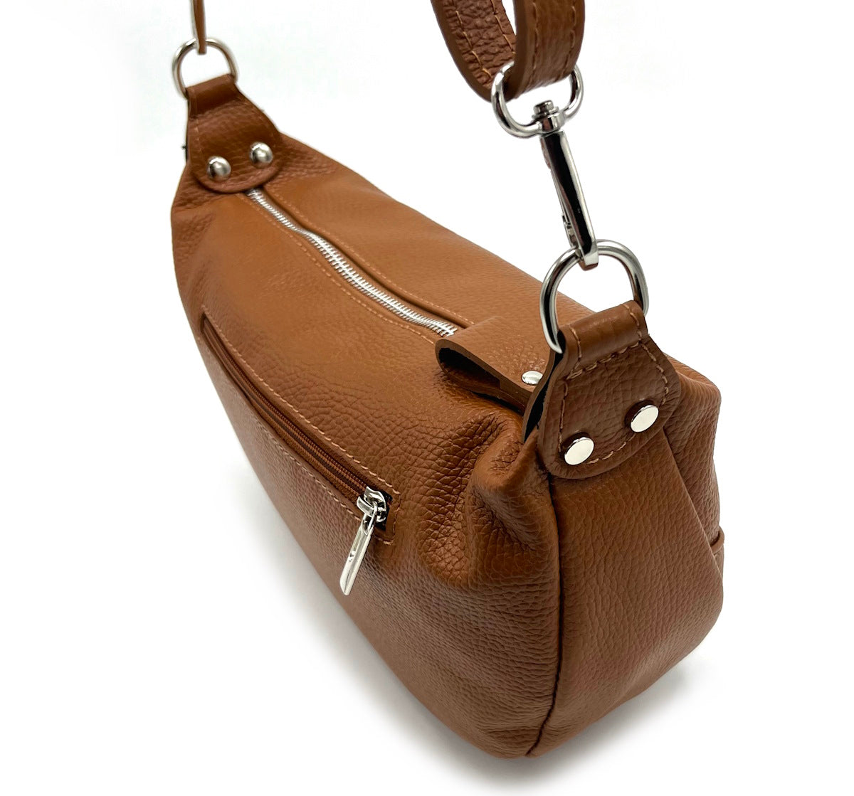 Genuine leather shoulder bag, Made in Italy, art. 112522