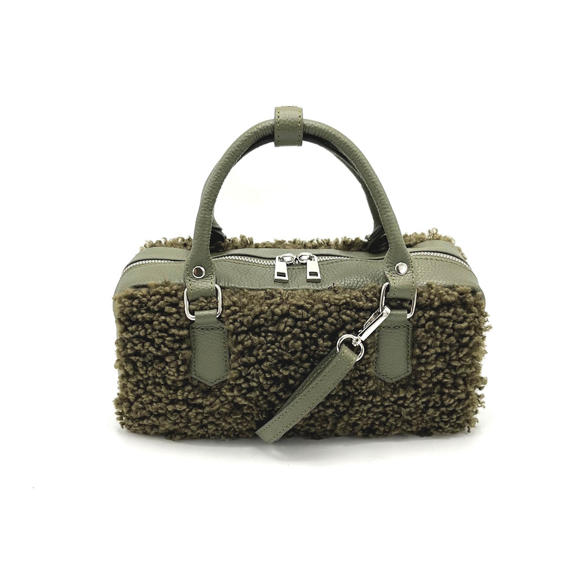 Genuine leather shoulder bag, Made in Italy, art. 112524