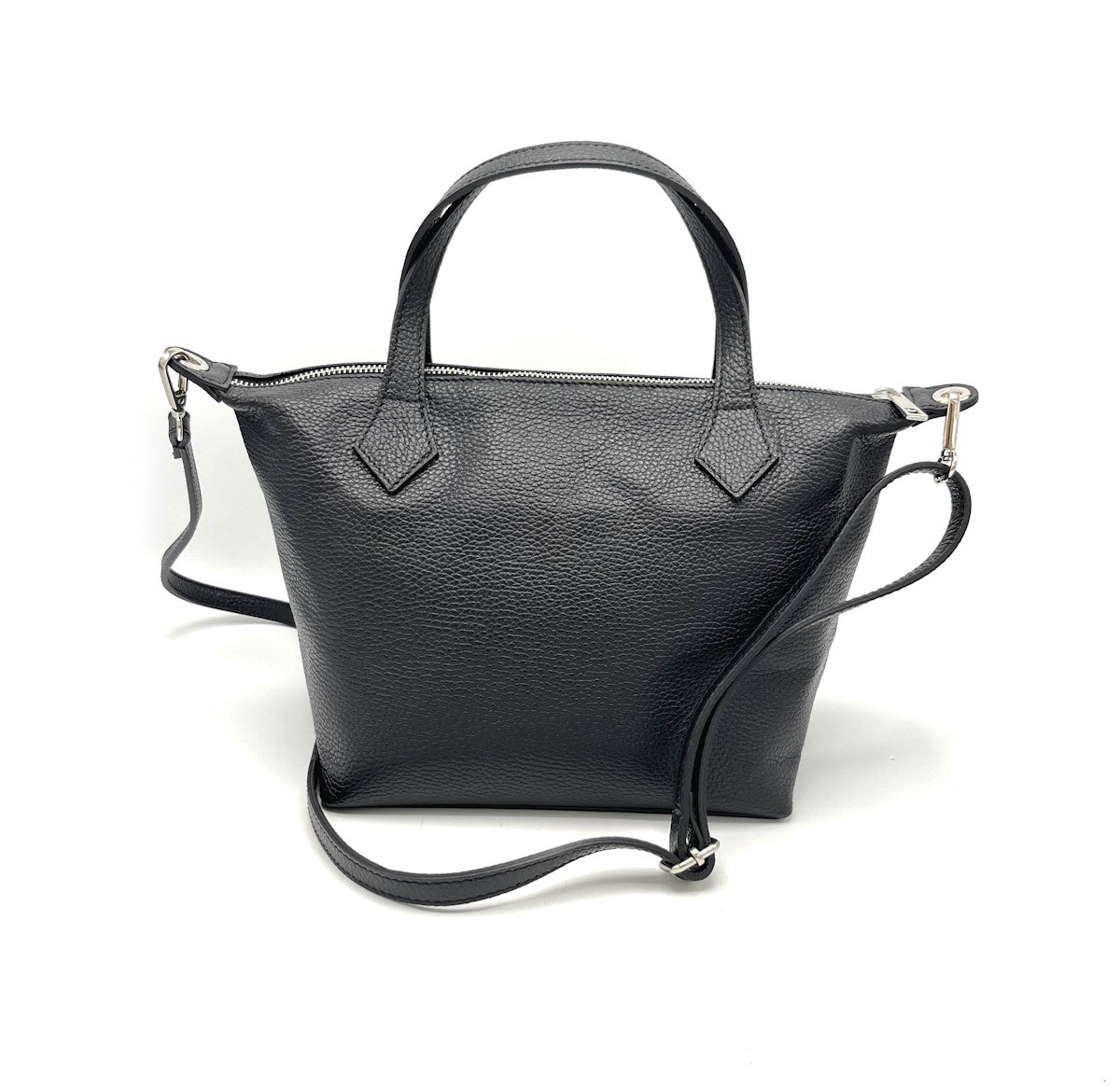 Genuine leather shoulder bag, Made in Italy, art. 112536