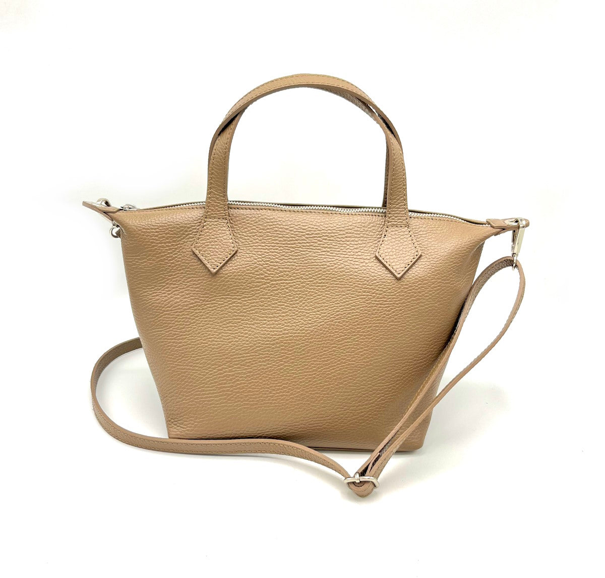 Genuine leather shoulder bag, Made in Italy, art. 112536