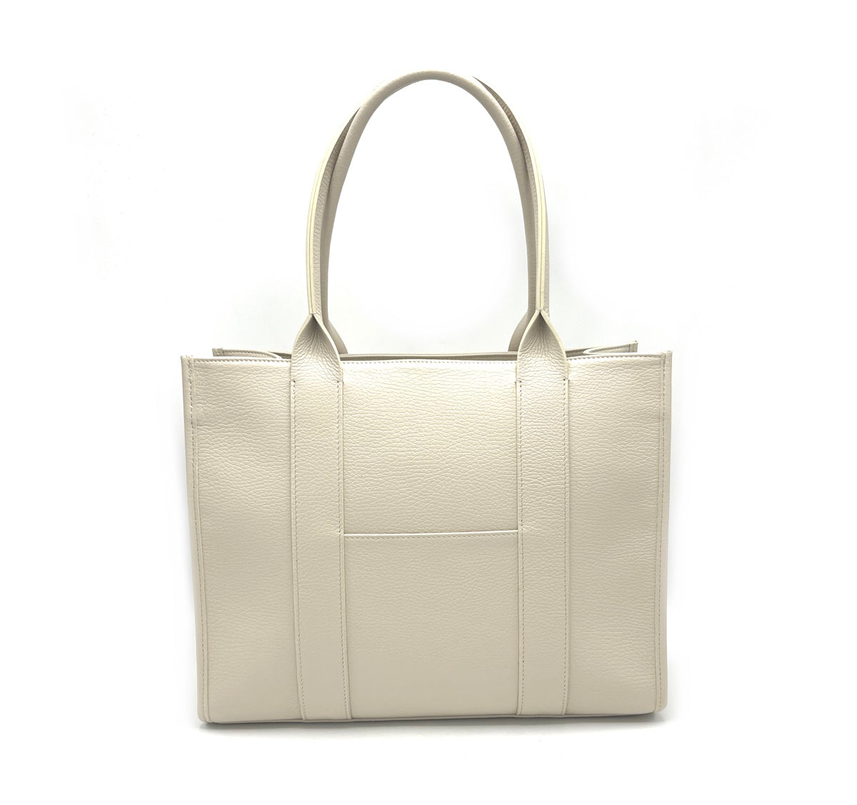 Genuine leather tote bag, Made in Italy, art. 112538