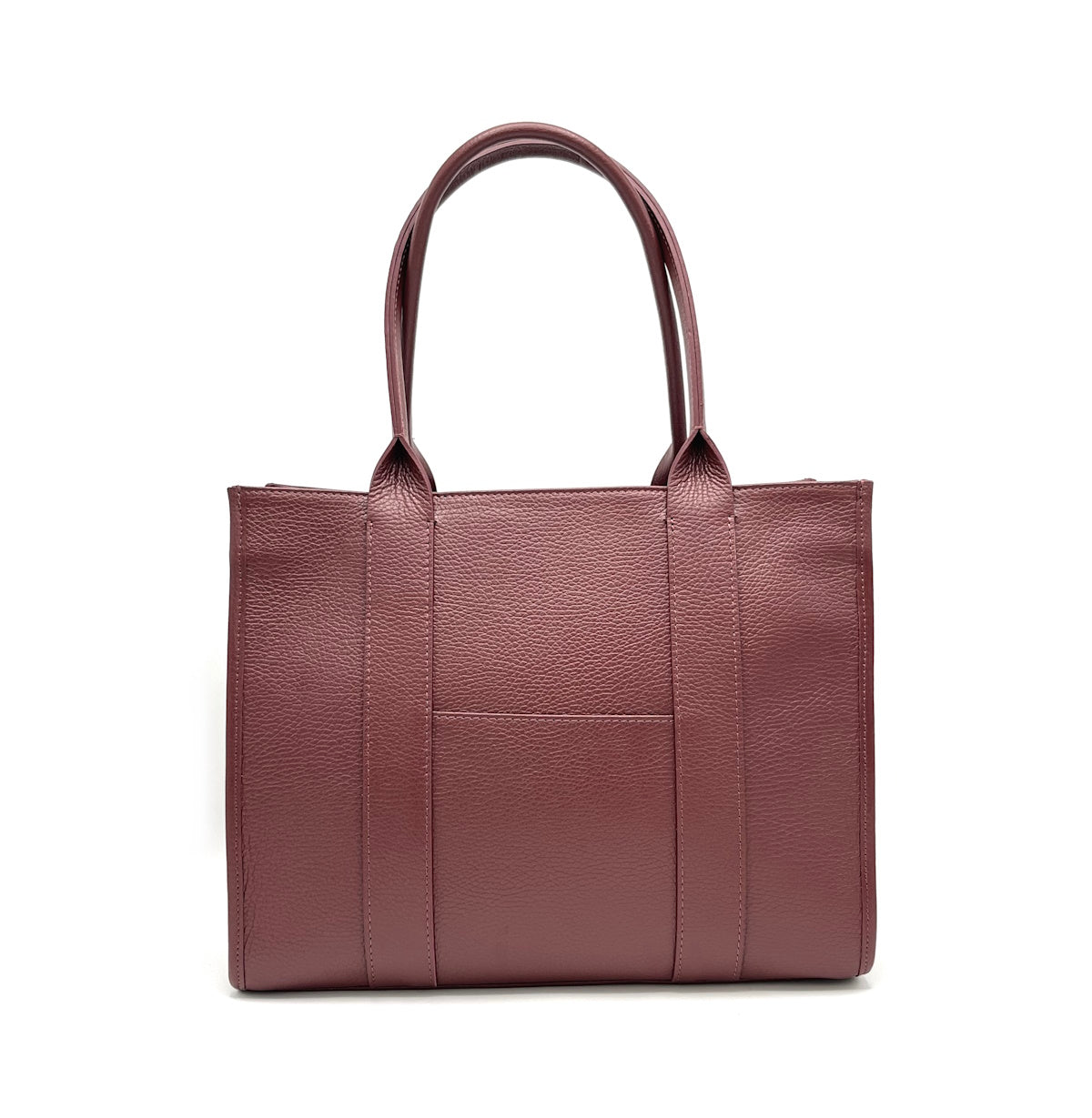 Genuine leather tote bag, Made in Italy, art. 112538