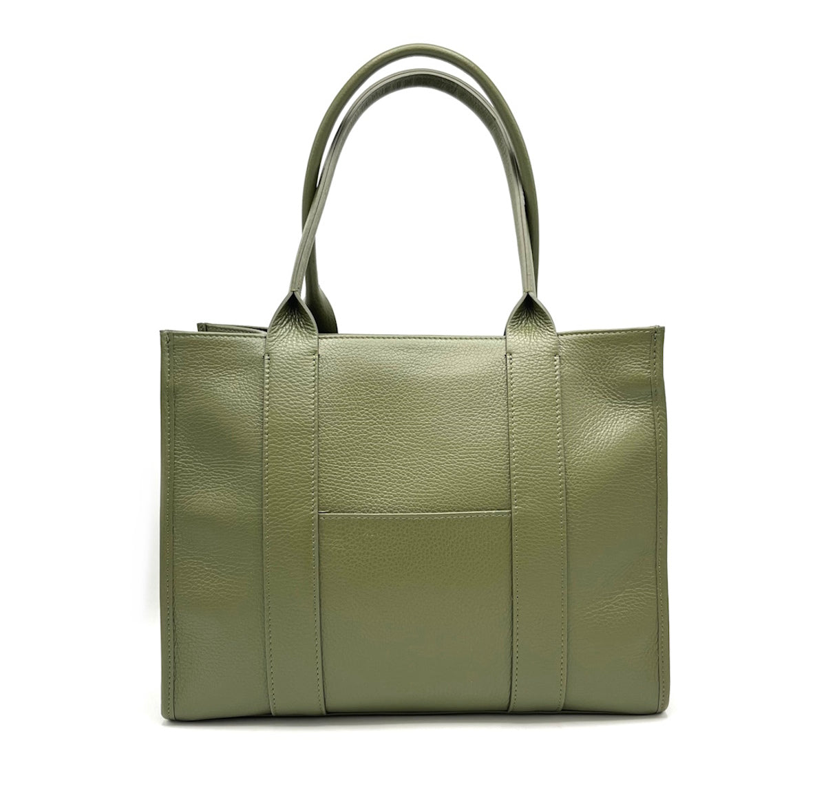 Genuine leather tote bag, Made in Italy, art. 112538