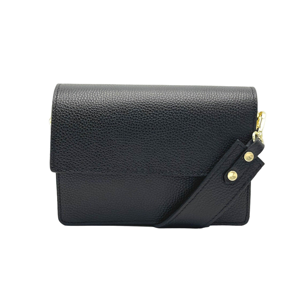 Genuine leather shoulder bag, Made in Italy, art. 112540