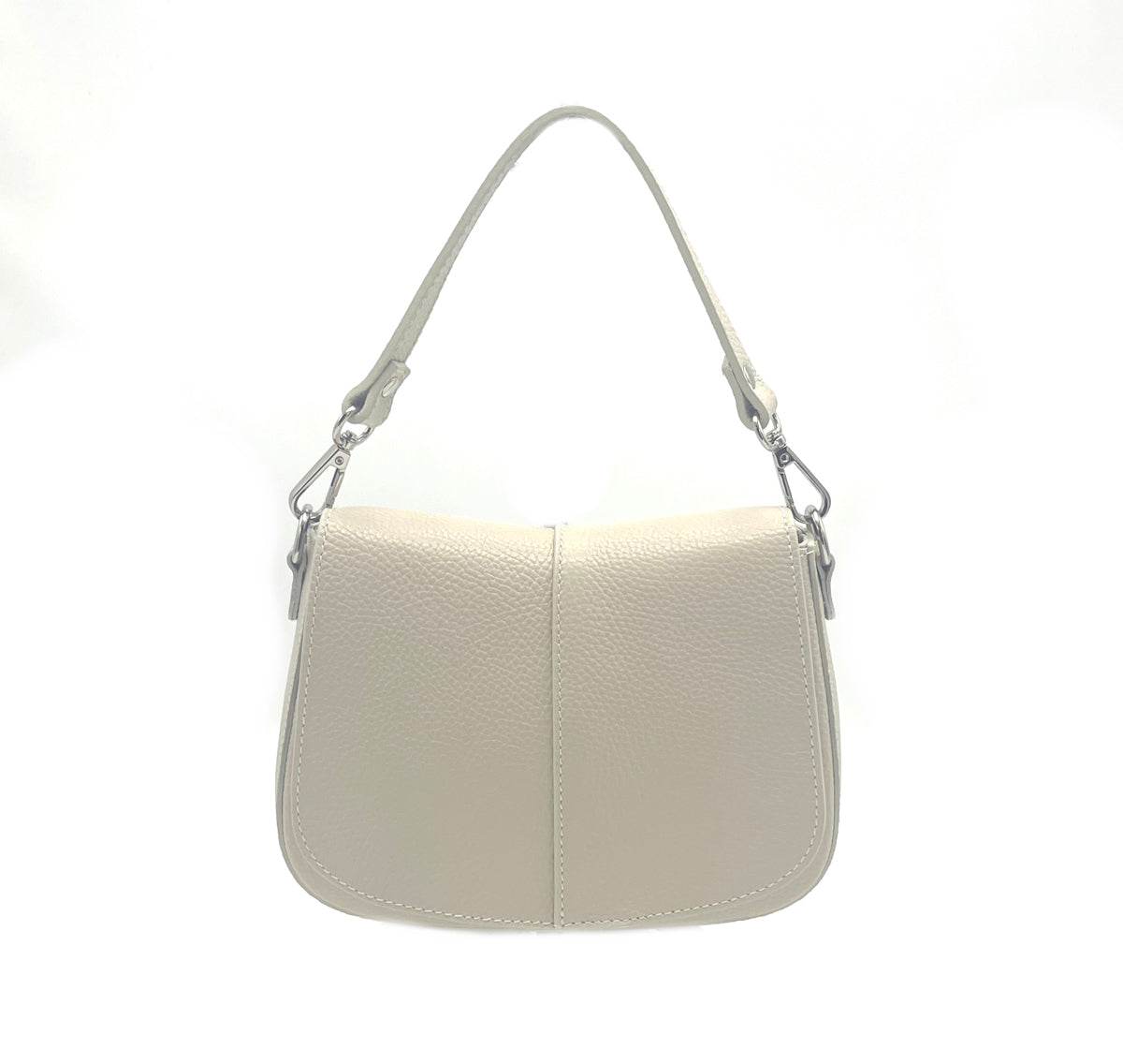 Small genuine leather shoulder bag, Made in Italy, art. 112543