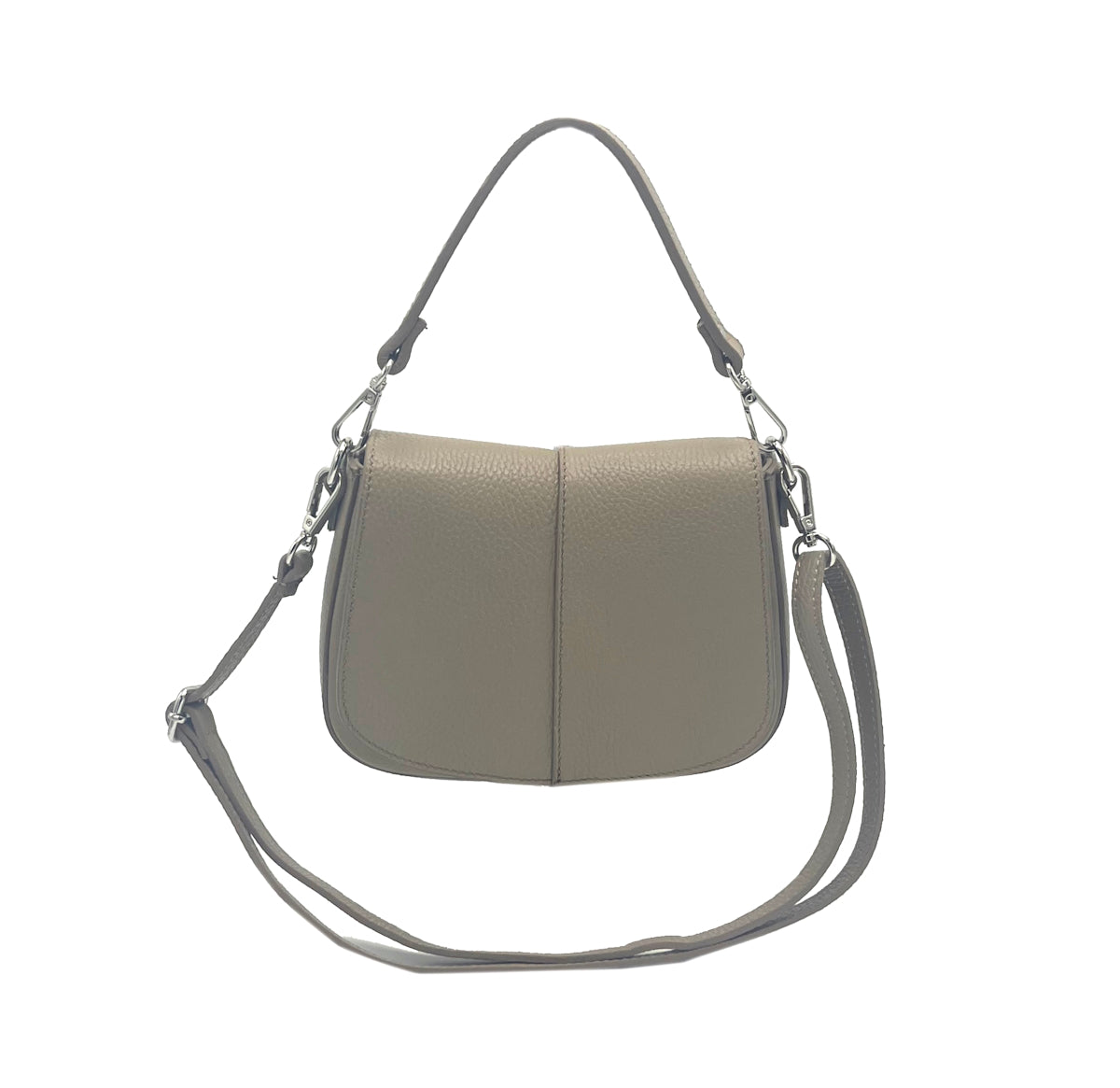 Small genuine leather shoulder bag, Made in Italy, art. 112543