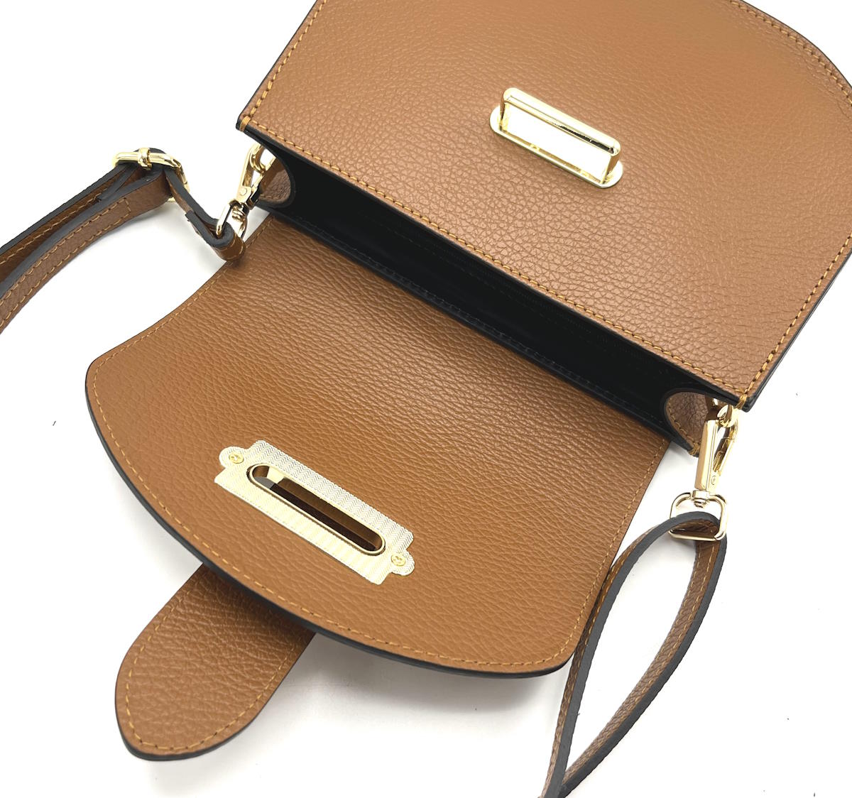 Genuine leather shoulder bag, Made in Italy, art. 112545