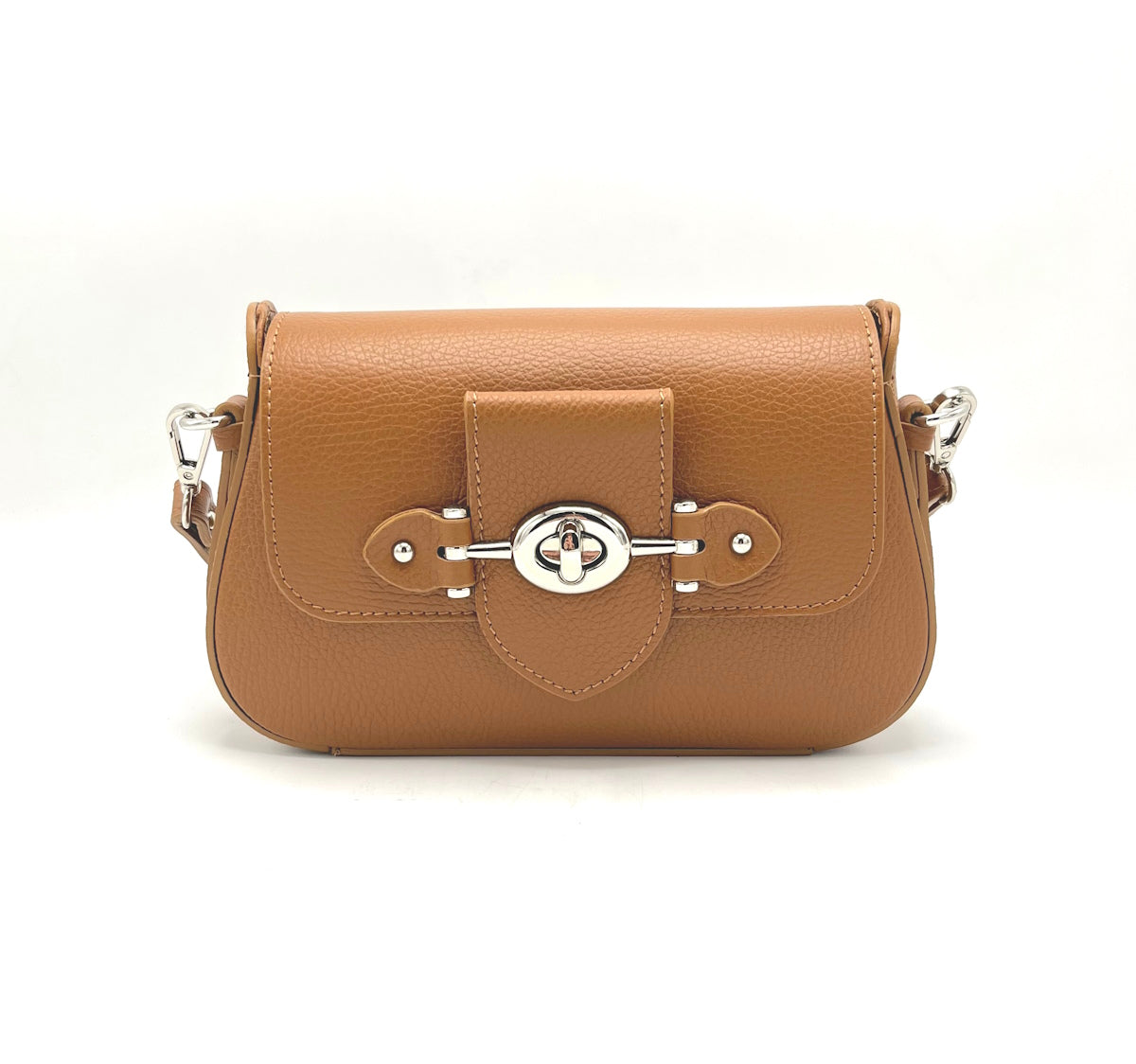 Genuine leather shoulder bag, Made in Italy, art. 112546