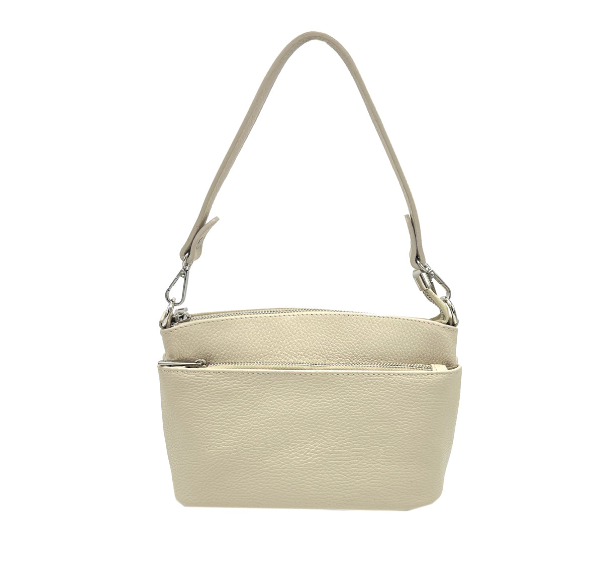 Genuine leather shoulder bag, Made in Italy, art. 112550