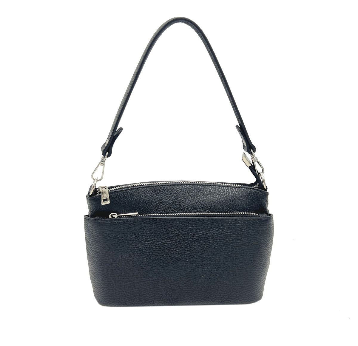 Genuine leather shoulder bag, Made in Italy, art. 112550