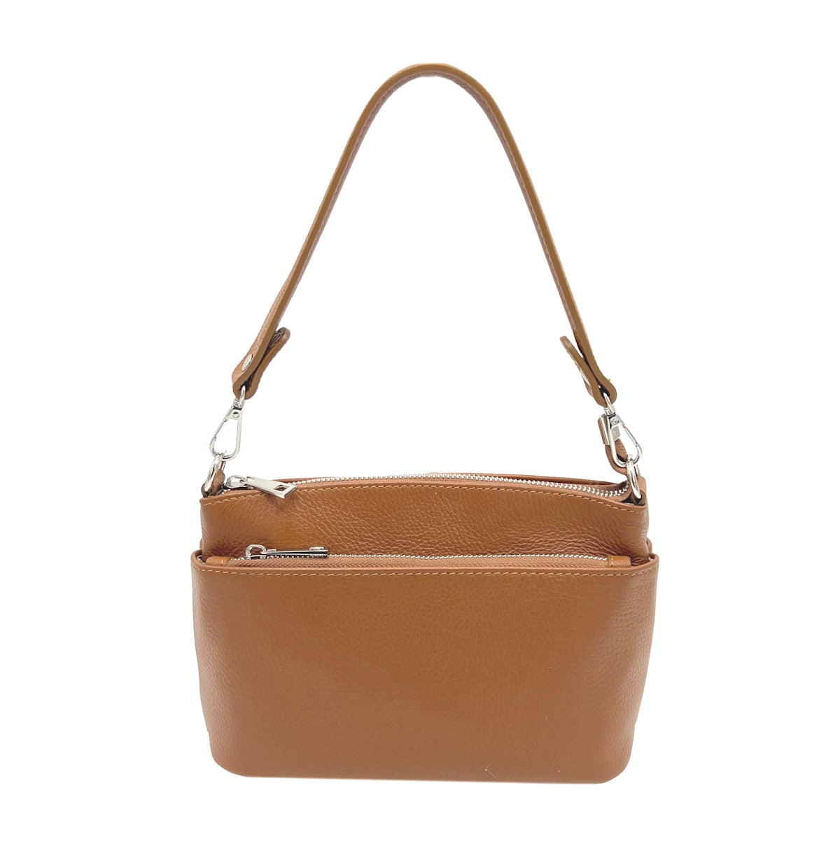 Genuine leather shoulder bag, Made in Italy, art. 112550