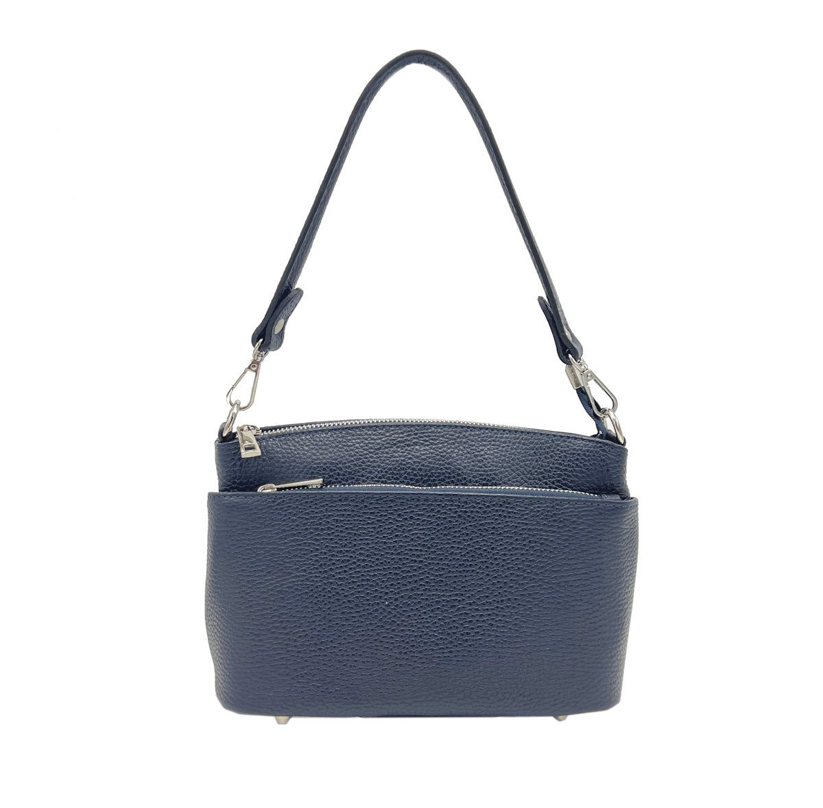 Genuine leather shoulder bag, Made in Italy, art. 112550