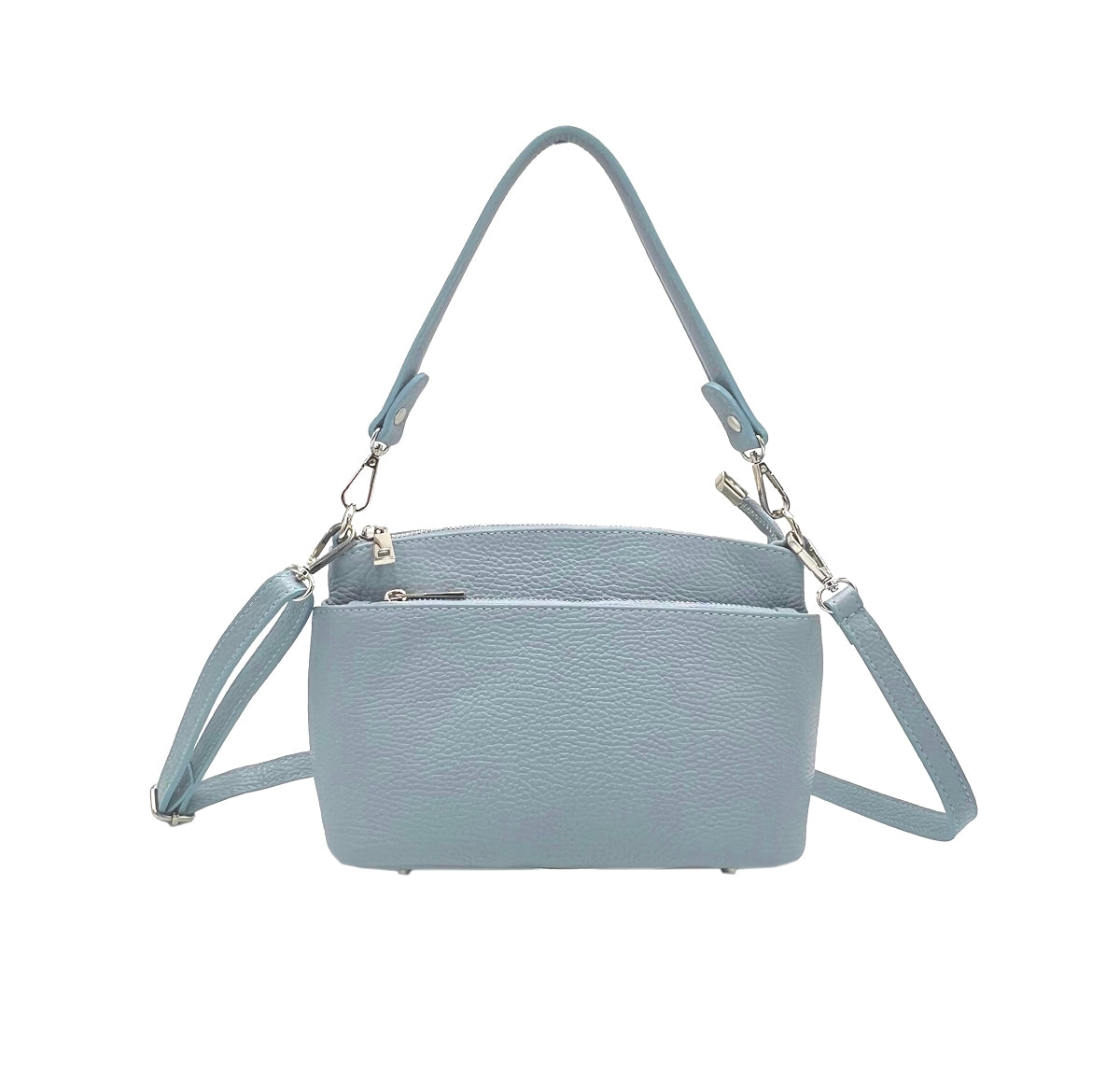 Genuine leather shoulder bag, Made in Italy, art. 112550