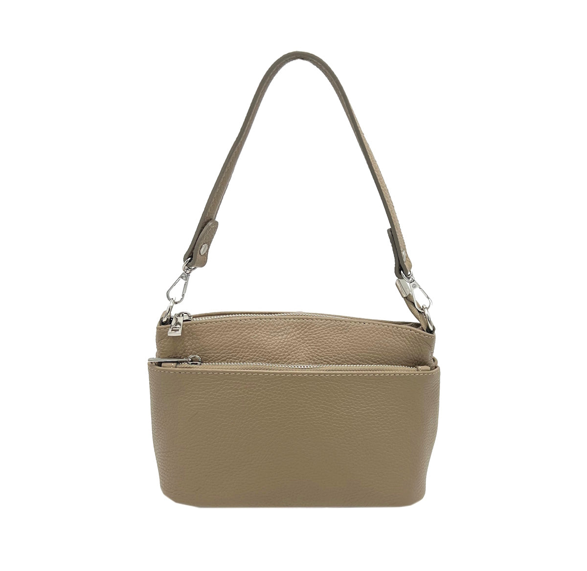 Genuine leather shoulder bag, Made in Italy, art. 112550