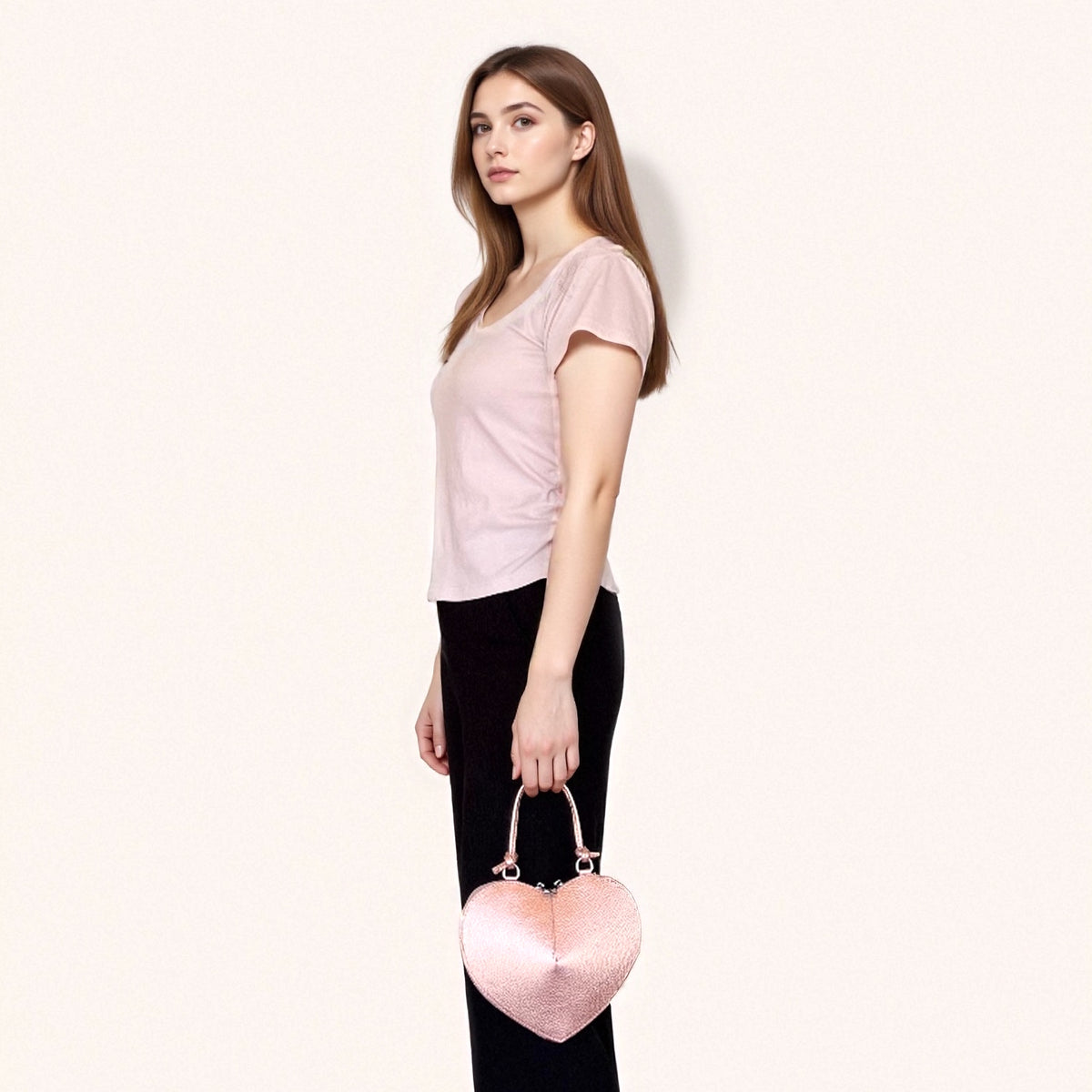 Borsa a tracolla in pelle laminata, Made in Italy, art. 112587LA