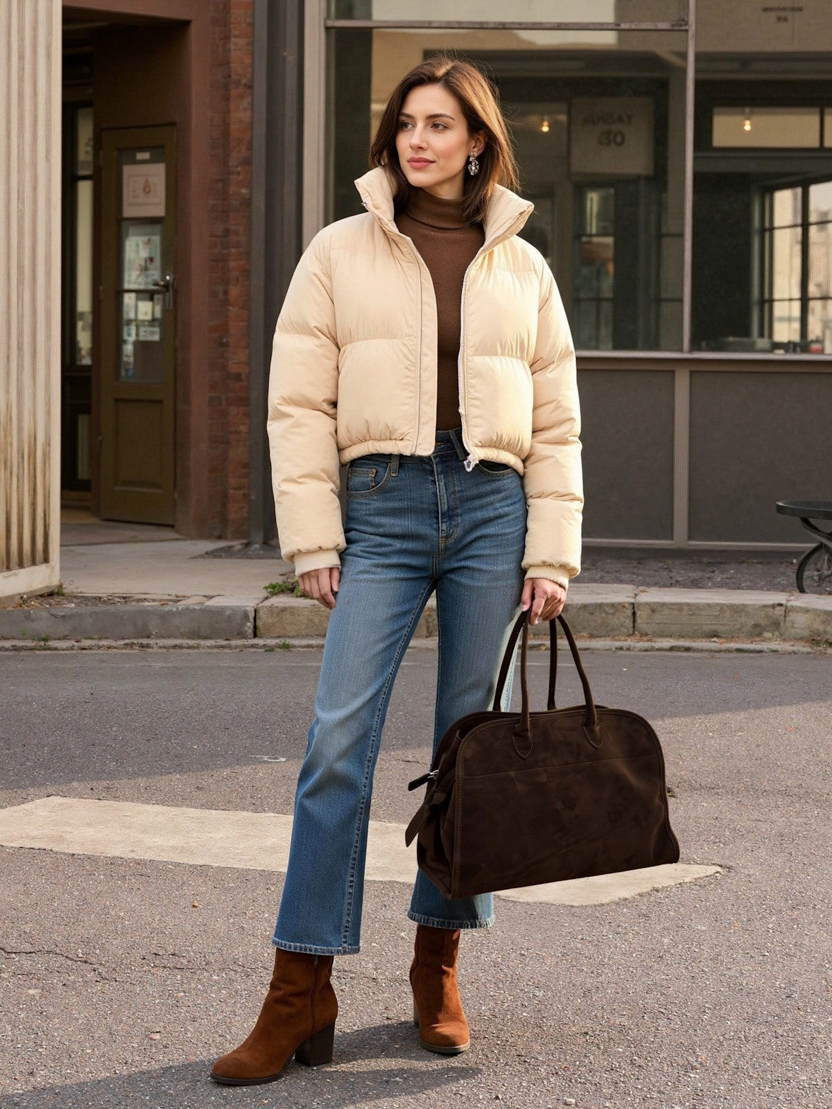 Suede leather travel bag, Big size,Suie Valentini, Made in Italy, art. 112535.412