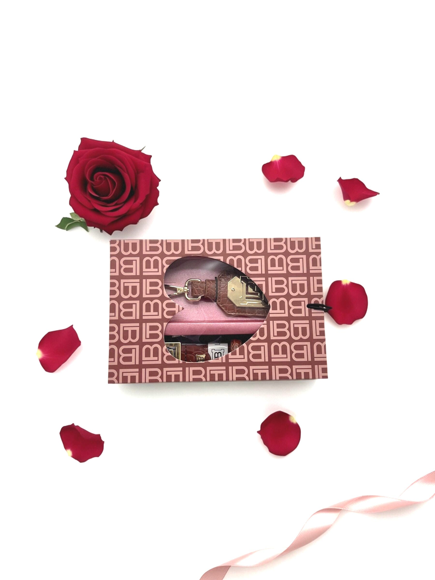 Valentine's Day Gift | Women's Eco Leather Belt & Keychain Set, art. CLB25W-041