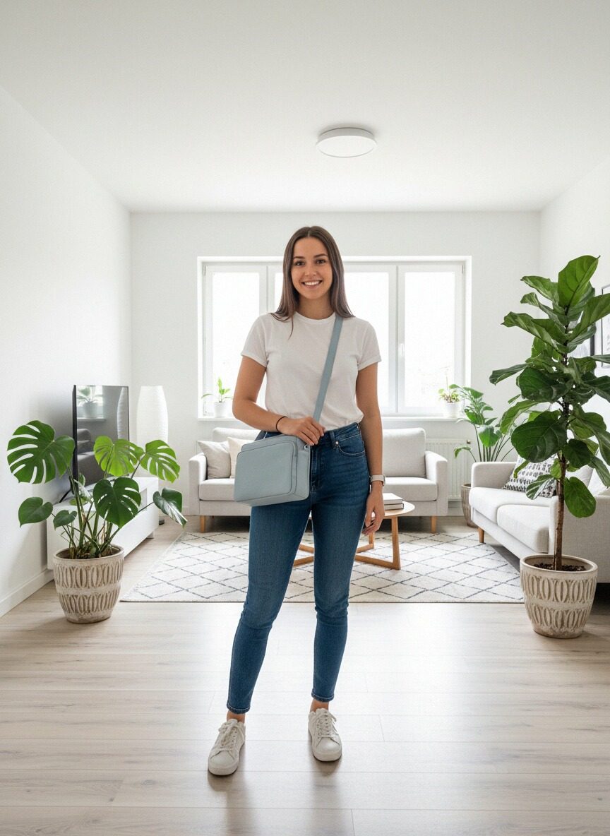 Women's Genuine Leather Shoulder Bag, Made in Italy, art. 112425