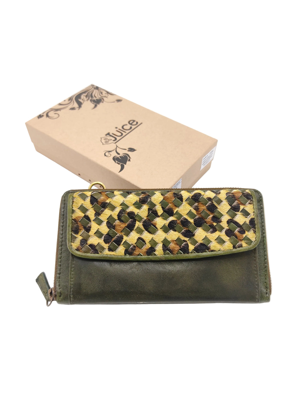 Washed Leather and Calf Hair Crossbody Bag, art. LE056