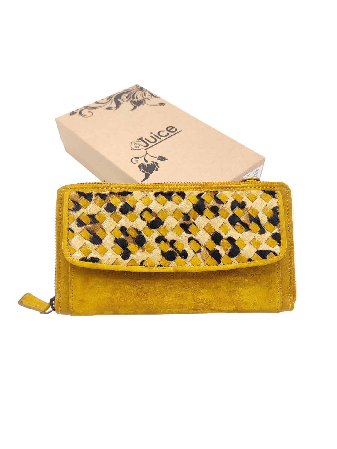 Washed Leather and Calf Hair Crossbody Bag, art. LE056