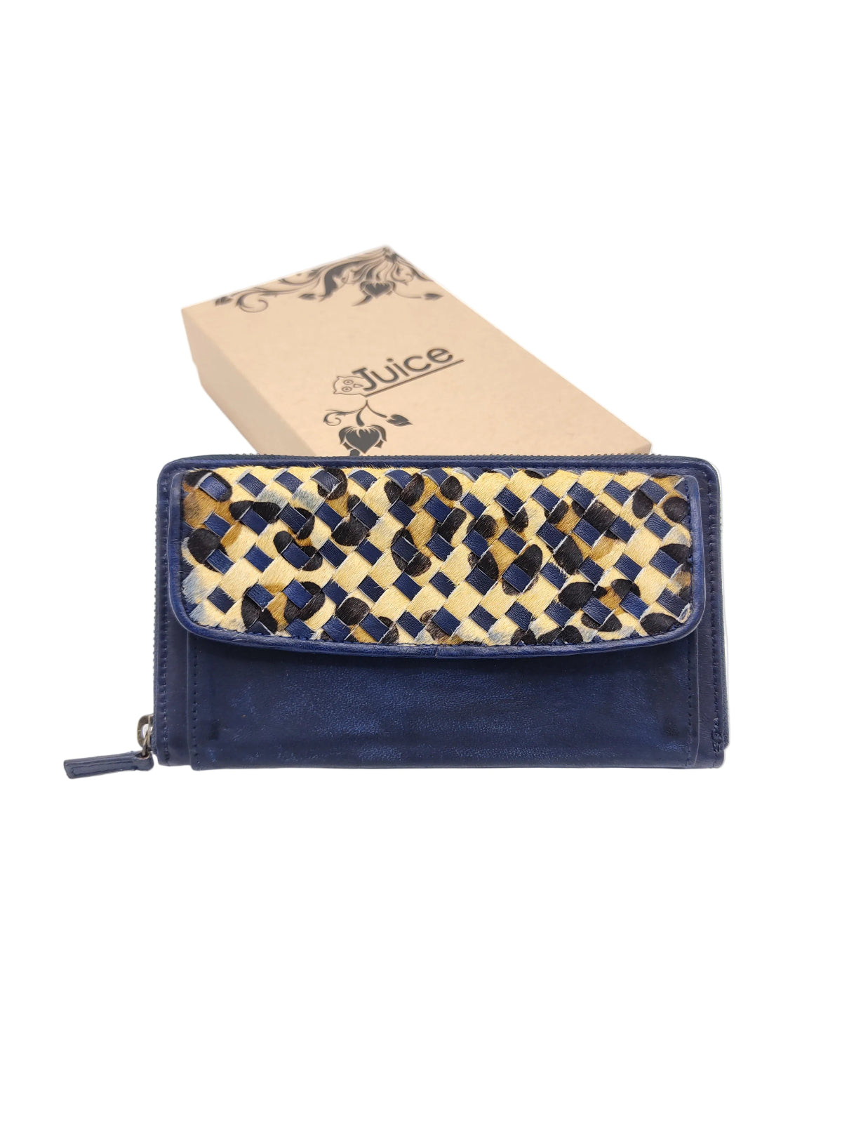 Washed Leather and Calf Hair Crossbody Bag, art. LE056