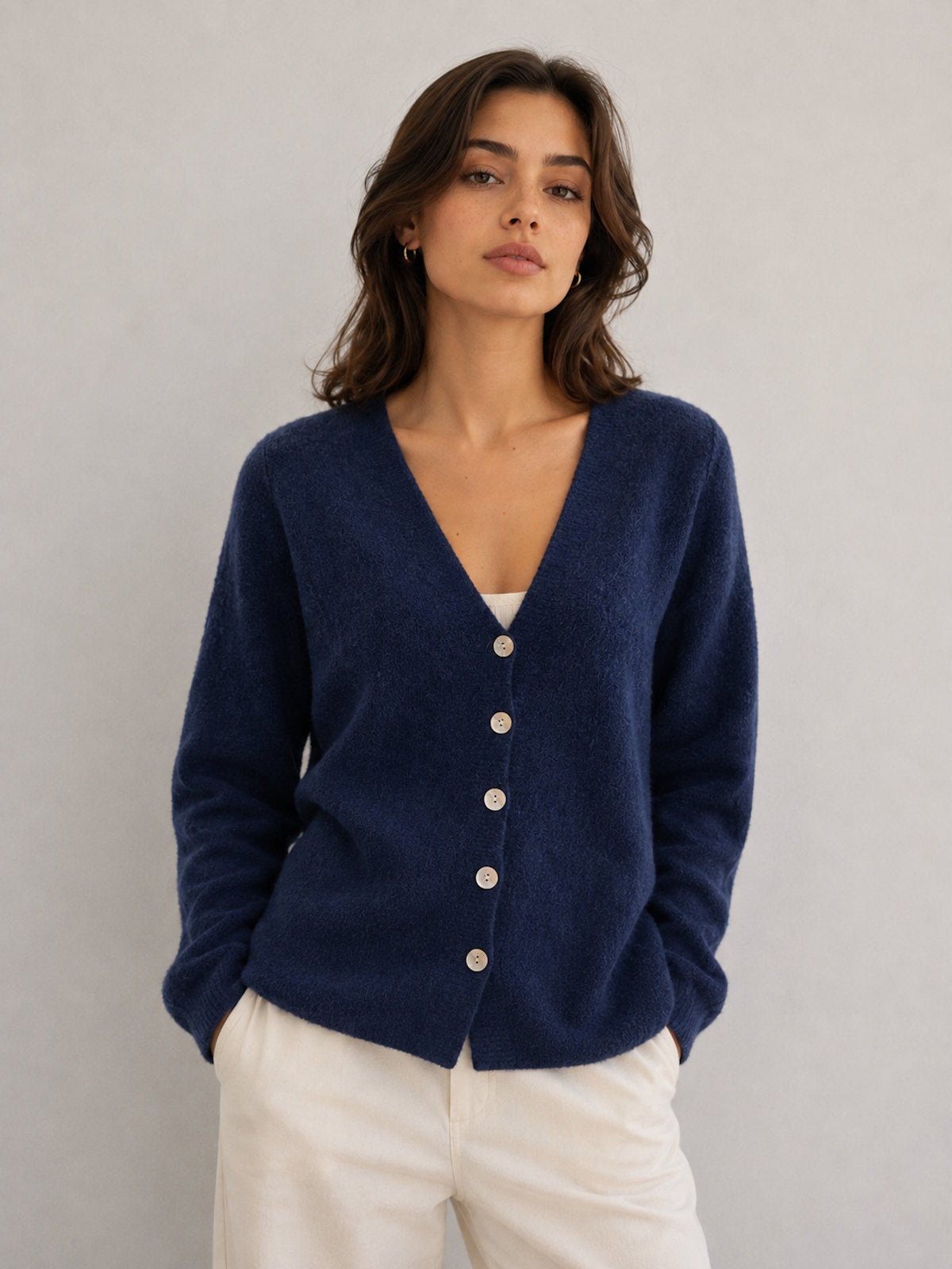 Baby Alpaca Blend Knit Cardigan, art. 17511