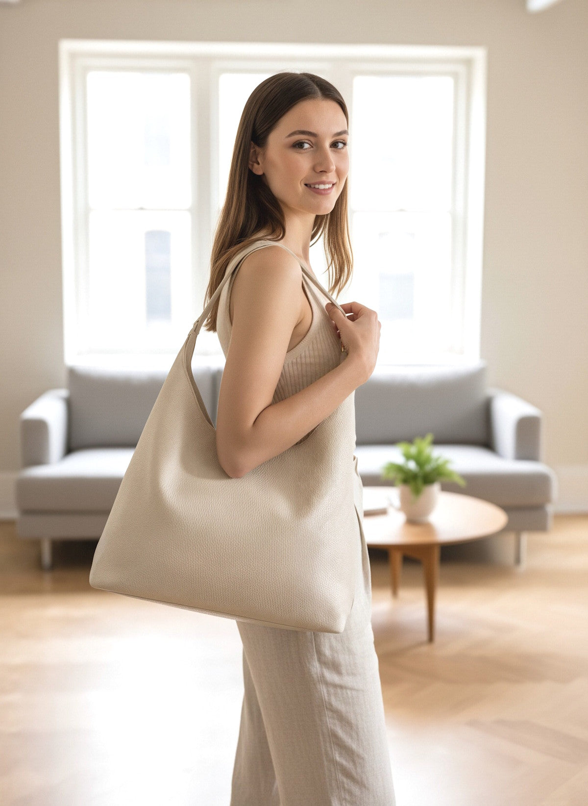 Women's Genuine Leather Tote bag, Made in Italy, art. 112698