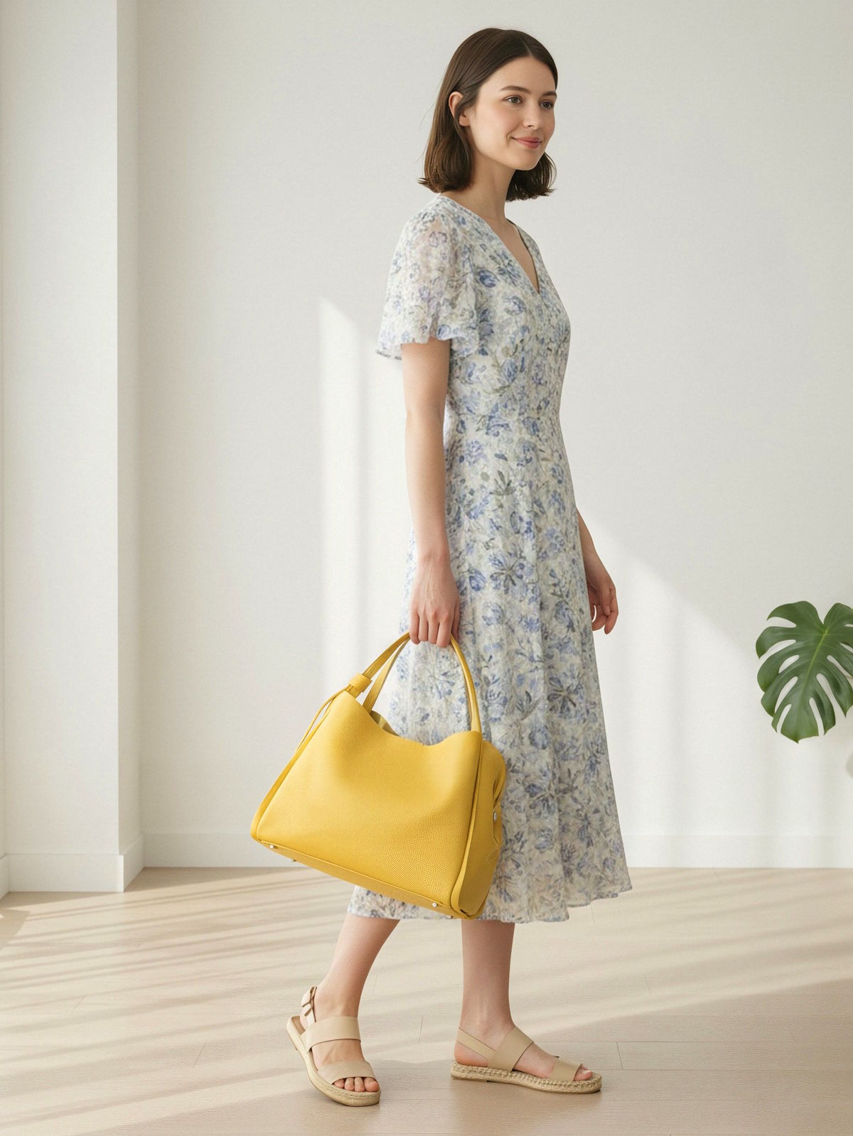 Genuine leather hand bag XL, Made in Italy, art. 112643