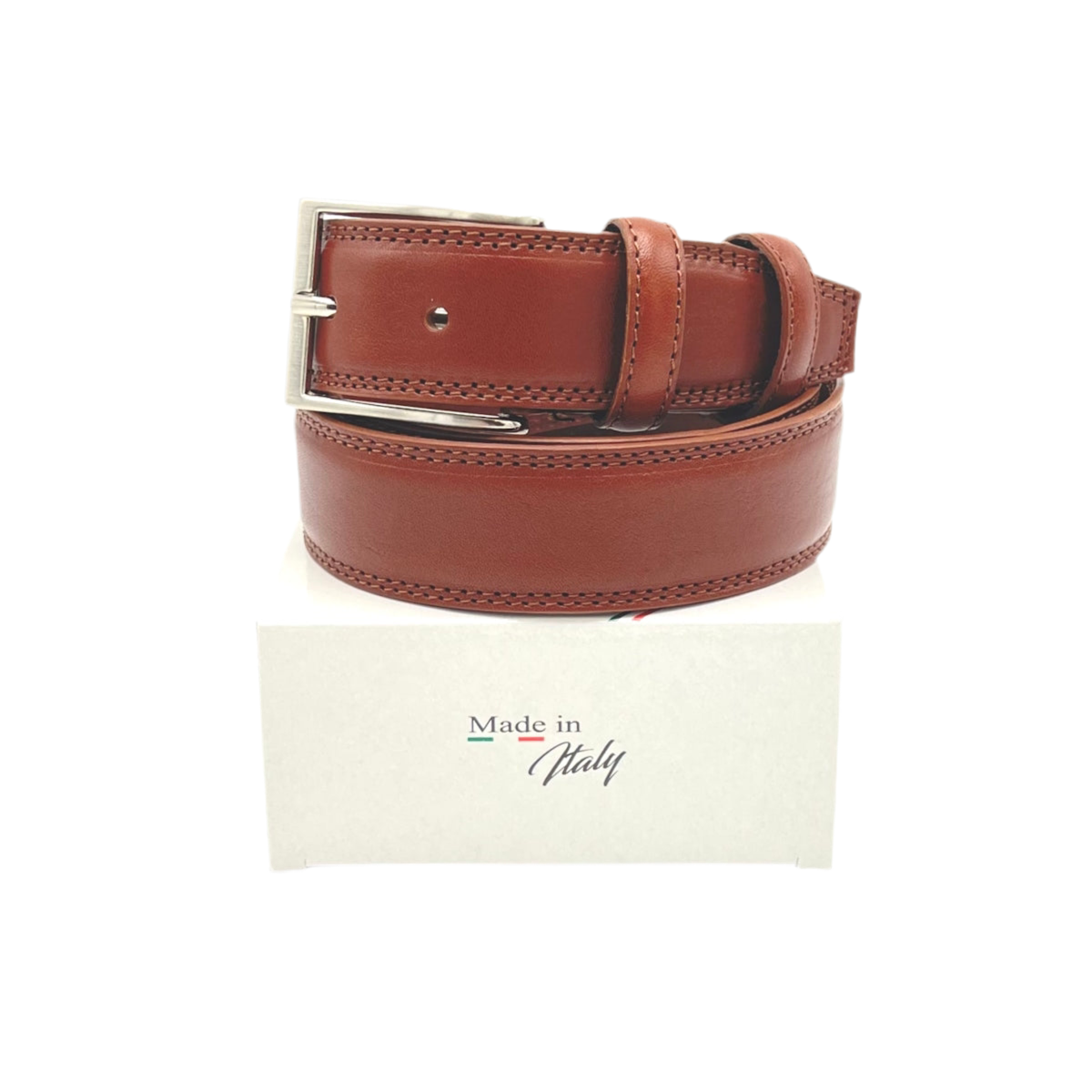 Classical genuine leather belts for men, Made in Italy, art. 2409/35