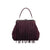 Suede leather handbag with crossbody strap, Made in Italy, art. 112652