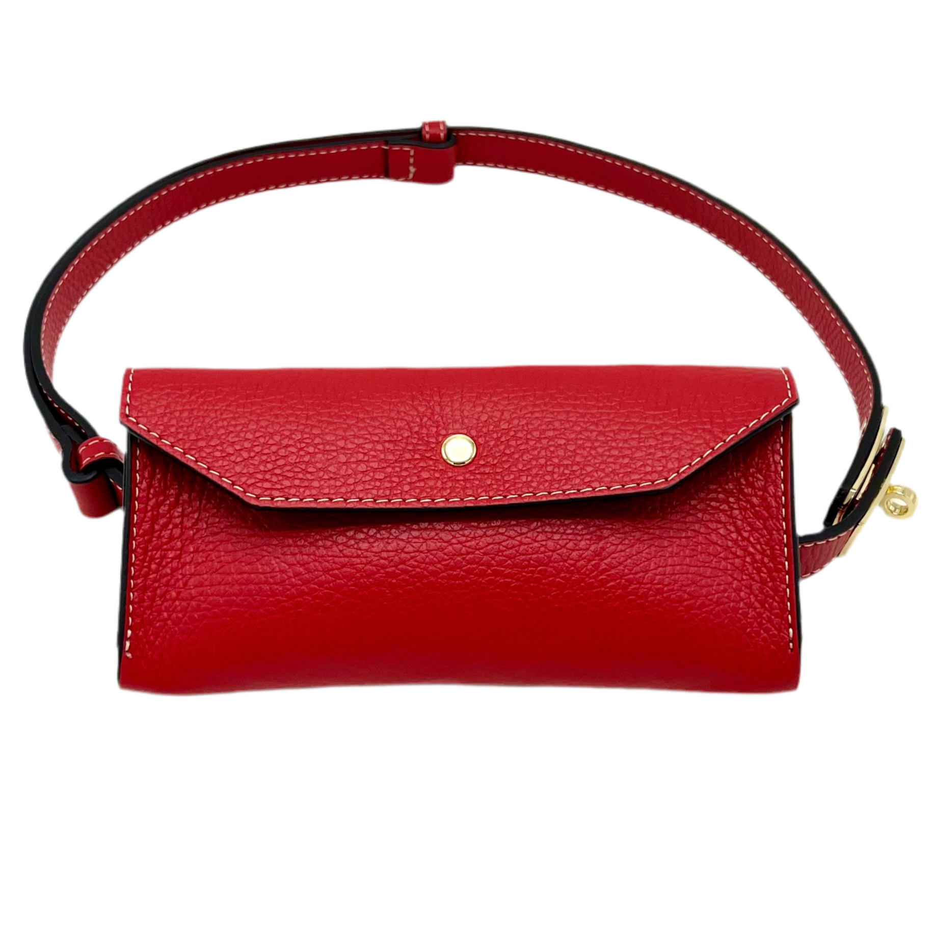 Genuine leather belt bag, Made in Italy, art. 112581